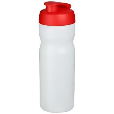 Branded Promotional BASELINE¬Æ PLUS 650 ML FLIP LID SPORTS BOTTLE in Transparent-red Sports Drink Bottle From Concept Incentives.