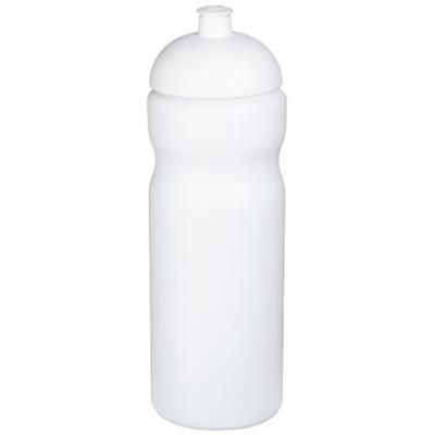 Branded Promotional BASELINE¬Æ PLUS 650 ML DOME LID SPORTS BOTTLE in White Solid Sports Drink Bottle From Concept Incentives.