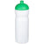 Branded Promotional BASELINE¬Æ PLUS 650 ML DOME LID SPORTS BOTTLE in White Solid-green Sports Drink Bottle From Concept Incentives.