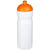 Branded Promotional BASELINE¬Æ PLUS 650 ML DOME LID SPORTS BOTTLE in White Solid-orange Sports Drink Bottle From Concept Incentives.