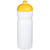 Branded Promotional BASELINE¬Æ PLUS 650 ML DOME LID SPORTS BOTTLE in White Solid-yellow Sports Drink Bottle From Concept Incentives.