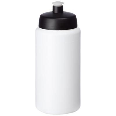 Branded Promotional BASELINE¬Æ PLUS GRIP 500 ML SPORTS LID SPORTS BOTTLE in White Solid-black Solid Sports Drink Bottle From Concept Incentives.