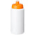 Branded Promotional BASELINE¬Æ PLUS GRIP 500 ML SPORTS LID SPORTS BOTTLE in White Solid-orange Sports Drink Bottle From Concept Incentives.