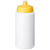 Branded Promotional BASELINE¬Æ PLUS GRIP 500 ML SPORTS LID SPORTS BOTTLE in White Solid-yellow Sports Drink Bottle From Concept Incentives.