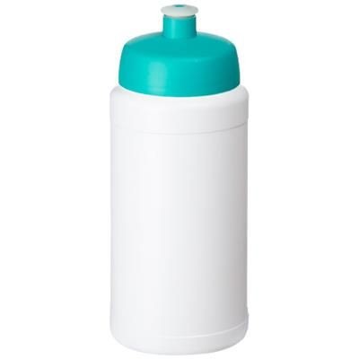 Branded Promotional BASELINE¬Æ PLUS 500 ML BOTTLE with Sports Lid in White Solid-aqua Sports Drink Bottle From Concept Incentives.