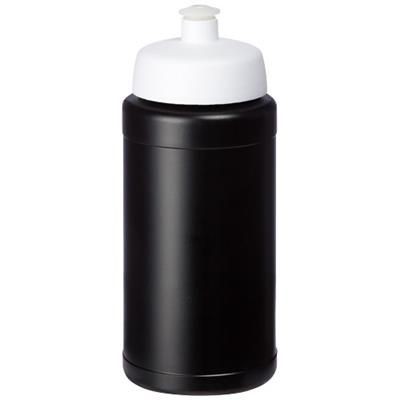 Branded Promotional BASELINE¬Æ PLUS 500 ML BOTTLE with Sports Lid in Black Solid-white Solid Sports Drink Bottle From Concept Incentives.