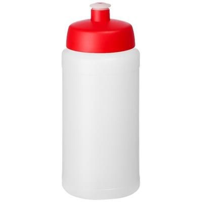 Branded Promotional BASELINE¬Æ PLUS 500 ML BOTTLE with Sports Lid in Transparent-red Sports Drink Bottle From Concept Incentives.