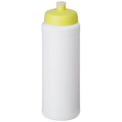 Branded Promotional BASELINE¬Æ PLUS GRIP 750 ML SPORTS LID SPORTS BOTTLE in White Solid-lime Sports Drink Bottle From Concept Incentives.