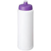 Branded Promotional BASELINE¬Æ PLUS GRIP 750 ML SPORTS LID SPORTS BOTTLE in White Solid-purple Sports Drink Bottle From Concept Incentives.