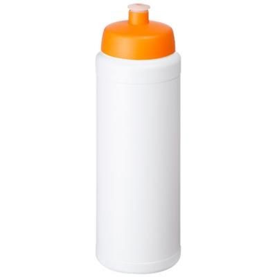 Branded Promotional BASELINE¬Æ PLUS 750 ML BOTTLE with Sports Lid in White Solid-orange Sports Drink Bottle From Concept Incentives.