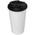 Branded Promotional AMERICANO¬Æ 350 ML SPILL-PROOF THERMAL INSULATED TUMBLER in Black Solid Sports Drink Bottle From Concept Incentives.