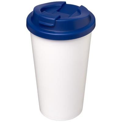 Branded Promotional AMERICANO¬Æ 350 ML SPILL-PROOF THERMAL INSULATED TUMBLER in Blue Sports Drink Bottle From Concept Incentives.