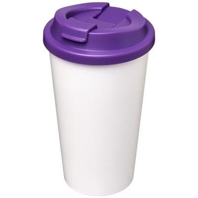 Branded Promotional AMERICANO¬Æ 350 ML SPILL-PROOF THERMAL INSULATED TUMBLER in Purple Sports Drink Bottle From Concept Incentives.