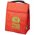 Branded Promotional TRIANGULAR NON-WOVEN LUNCH COOL BAG in Red Lunch Box From Concept Incentives.