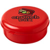 Branded Promotional MIKU ROUND PLASTIC PASTA BOX in Red Kitchen Utensil From Concept Incentives.