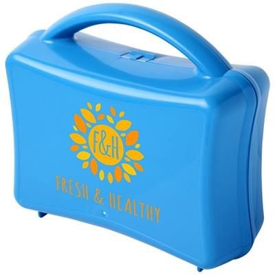 Branded Promotional STUBI JUNIOR LUNCH BOX in Aqua Lunch Box From Concept Incentives.