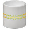 Branded Promotional EDIE PLASTIC EGG CUP in White Solid Egg Cup From Concept Incentives.