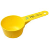 Branded Promotional CHEFZ 100 ML PLASTIC MEASURING SCOOP in Yellow Kitchen Utensil From Concept Incentives.