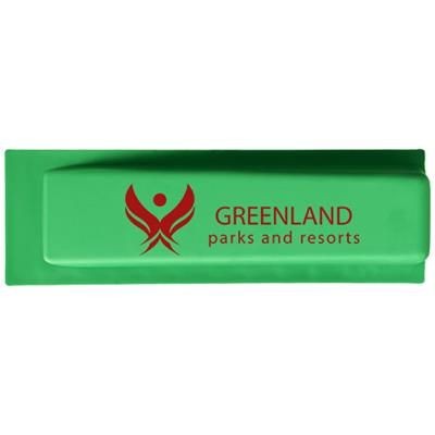 Branded Promotional DANA DOOR STOP in Green Door Stop From Concept Incentives.