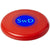 Branded Promotional MAX PLASTIC DOG FRISBEE in Red Frisbee From Concept Incentives.