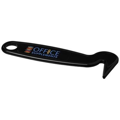 Branded Promotional FLYNN PLASTIC HOOF PICK in Black Solid Hoof Pick From Concept Incentives.