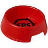 Branded Promotional JET¬†PLASTIC DOG BOWL in Red Bowl From Concept Incentives.