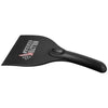 Branded Promotional ARTUR CURVE PLASTIC ICE SCRAPER in Black Solid Ice Scraper From Concept Incentives.