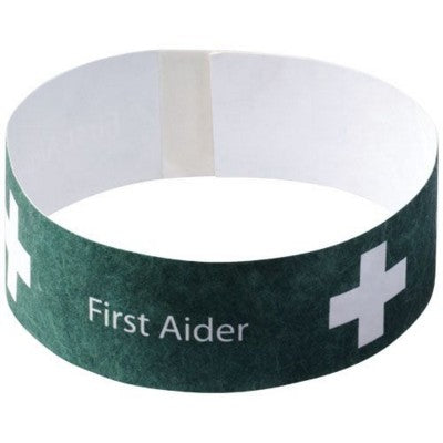 Branded Promotional LINK BUDGET WRIST BAND in White Solid Wrist Band From Concept Incentives.