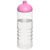 H2O TREBLE 750 ML DOME LID SPORTS BOTTLE in Clear Transparent