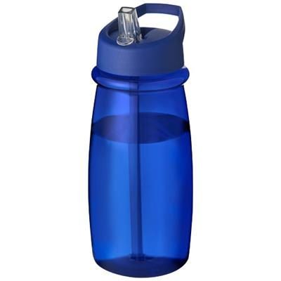 Branded Promotional PULSE SPOUT LID BOTTLE-BL in Blue Sports Drink Bottle From Concept Incentives.