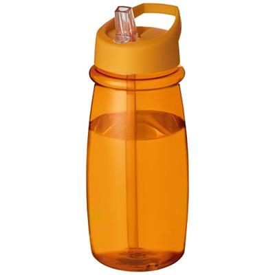 Branded Promotional PULSE SPOUT LID BOTTLE-OR in Orange Sports Drink Bottle From Concept Incentives.
