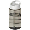 Branded Promotional BOP SPOUT LID BOTTLE - CCWH in Heather Charcoal-white Solid Sports Drink Bottle From Concept Incentives.