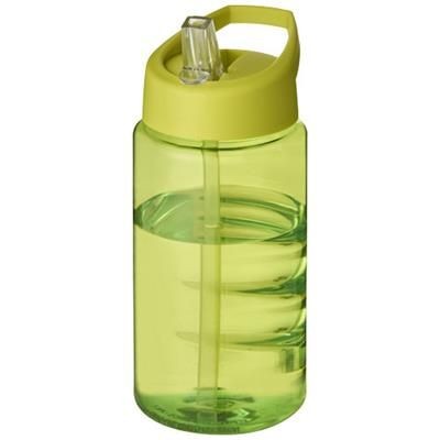 Branded Promotional BOP SPOUT LID BOTTLE - LM in Lime Sports Drink Bottle From Concept Incentives.