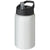 Branded Promotional BOP SPOUT LID BOTTLE - WHBK in White Solid-black Solid Sports Drink Bottle From Concept Incentives.