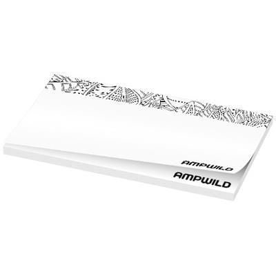 Branded Promotional BUDGET STICKY-MATE STICKY NOTES 127X75 in White Notebooks & Pads From Concept Incentives.