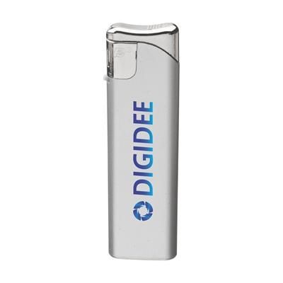 Branded Promotional LUMINADELUXE LIGHTER in Silver Lighter From Concept Incentives.