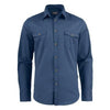 Branded Promotional HARVEST TREEMORE TWILL SHIRT in Classic Denim Style Cut Shirt From Concept Incentives.