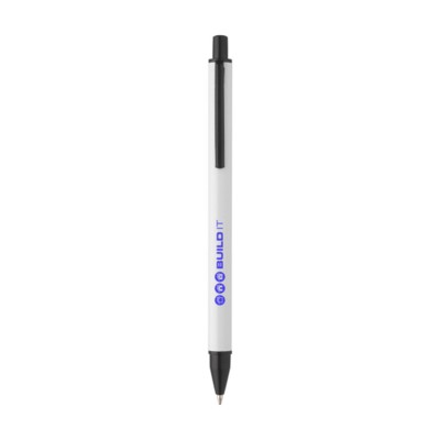 Branded Promotional DURAN PEN in White Pen From Concept Incentives.