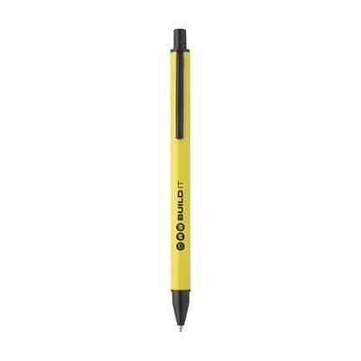 Branded Promotional DURAN PEN in Yellow Pen From Concept Incentives.