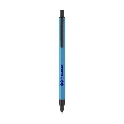 Branded Promotional DURAN PEN in Light Blue Pen From Concept Incentives.