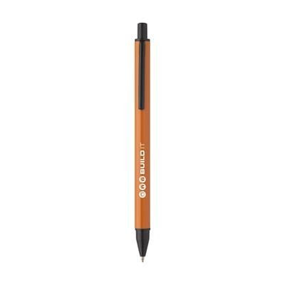 Branded Promotional DURAN PEN in Orange Pen From Concept Incentives.