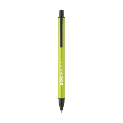 Branded Promotional DURAN PEN in Lime Pen From Concept Incentives.