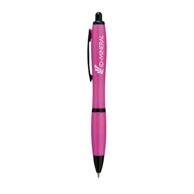 Branded Promotional ATHOSNEON in Pink Pen From Concept Incentives.