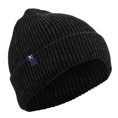 Branded Promotional BARLEY KNITTED RIBBED BEANIE HAT Hat From Concept Incentives.