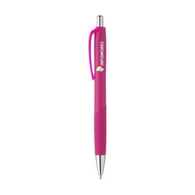 Branded Promotional RIVA PEN in Pink Pen From Concept Incentives.