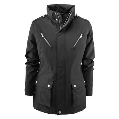 Branded Promotional KINGSPORT LADIES LIGHT PADDED JACKET with Hidden Hood in the Collar Jacket From Concept Incentives.