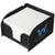 Branded Promotional VESSEL MEMO CUBE BLOCK INSERT AND MEMO PAPER in Black Solid Note Pad From Concept Incentives.