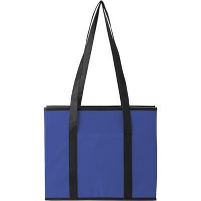 Branded Promotional NON WOVEN FOLDING CAR ORGANIZER in Cobalt Blue Car Boot Tidy From Concept Incentives.