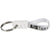 Branded Promotional AD-LOOP ¬Æ MINI ¬†KEYCHAIN in White Solid Keyring From Concept Incentives.