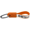 Branded Promotional AD-LOOP ¬Æ MINI ¬†KEYCHAIN in Orange Keyring From Concept Incentives.